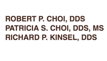 Dr. Robert Choi and Dr. Richard Kinsel
