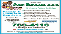 JOHN  SINCLAIR DDS