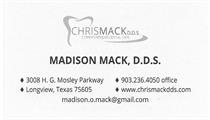 Chris Mack DDS